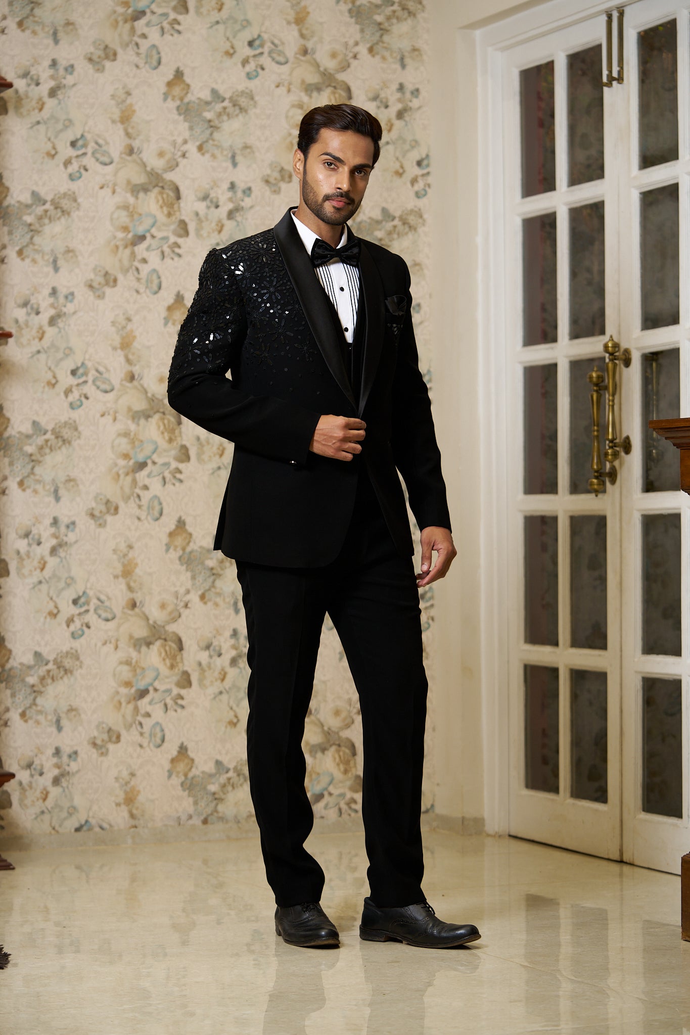 Wedding Marriage Coat Pant Black Latest Coat Pant Design For