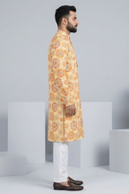 Multicolour kurta with decorative floral and geometric print