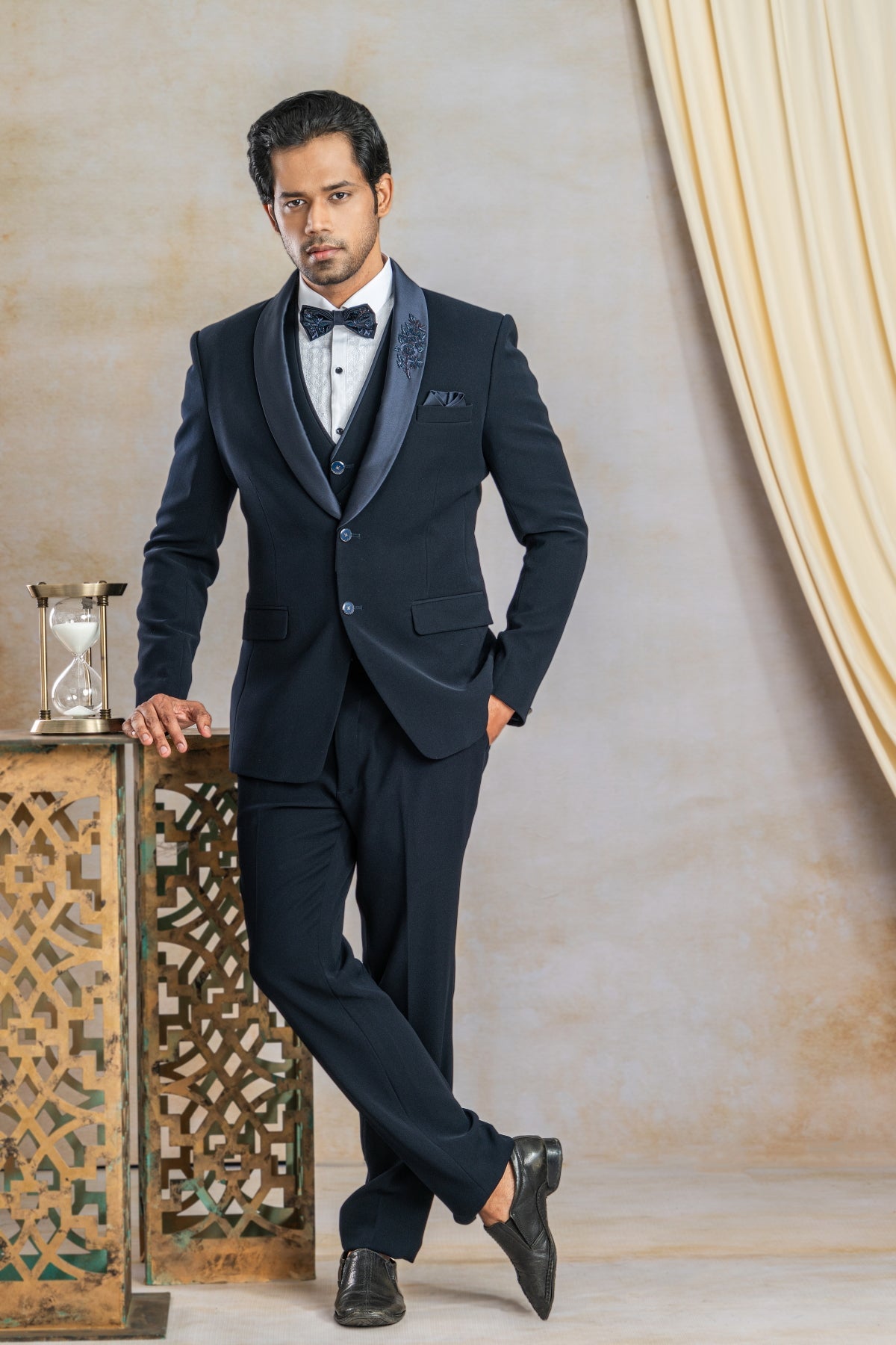 navy blue wedding dress for men Men's Navy Blue Suit, 38 Regular, Modern Fit