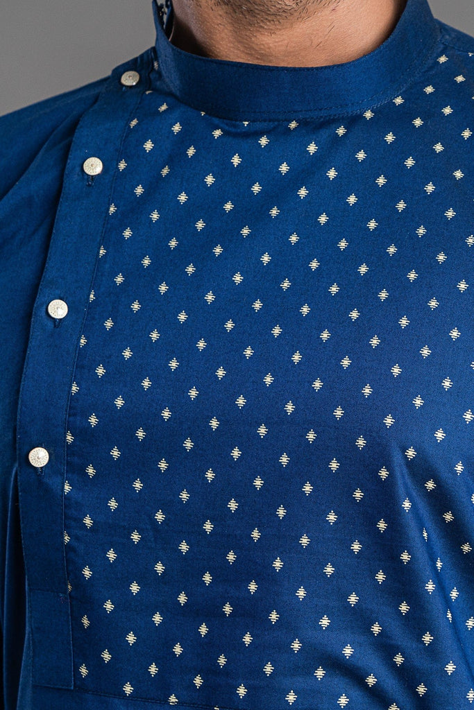 Men's blue kurta, perfect for a comfortable and elegant look